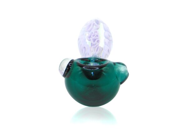 Forest Green and Purple Lace Pipe