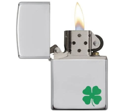 4 Leaf Clover Zippo