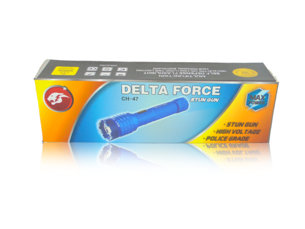 Metallic Blue Delta Force Stun Gun CH-47