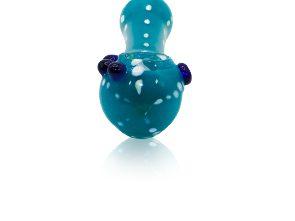 Blue Spotted Glass Pipe