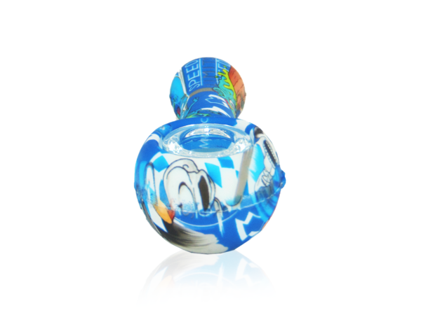 Blue Sky Monster Silicone Spoon Pipe