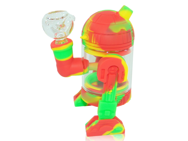 Rasta Robot Silicone Water Pipe