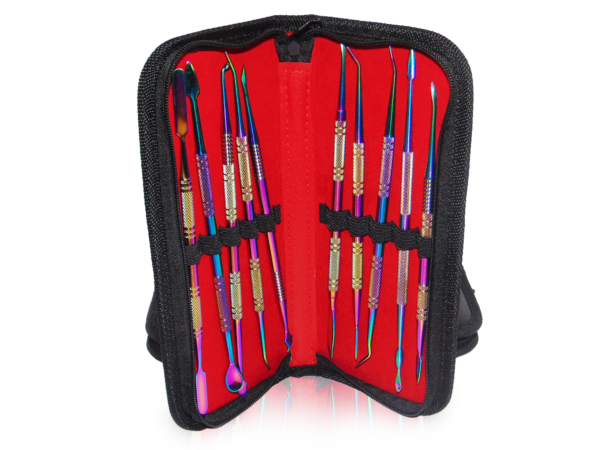 Rainbow Titanium Dab Tool Case