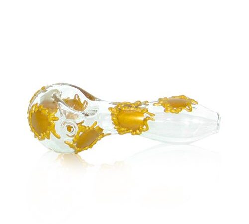 Gold-spoon-glass-weed-pipe