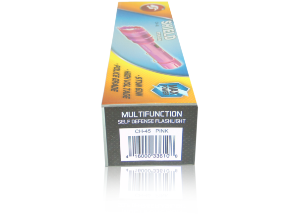 Metallic Hot Pink Shield Stun Baton CH-45