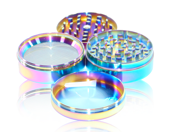 Rainbow Titanium Herb and Spice Grinder