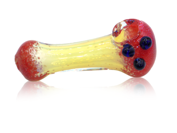 Red and Yellow Tricolor Spoon Pipe