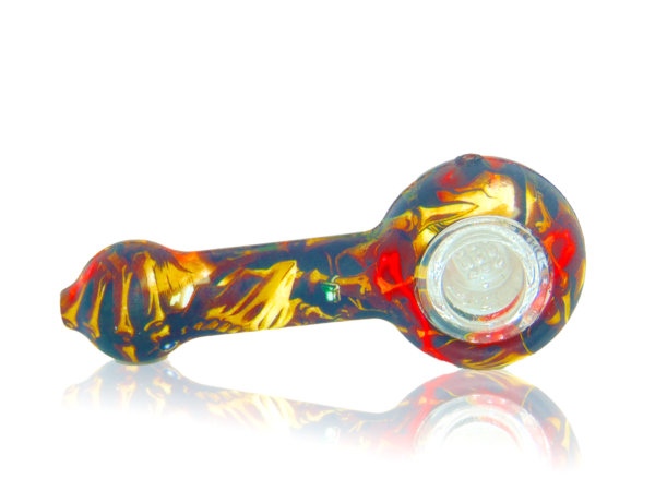 Skull and Bones Silicone Spoon Pipe