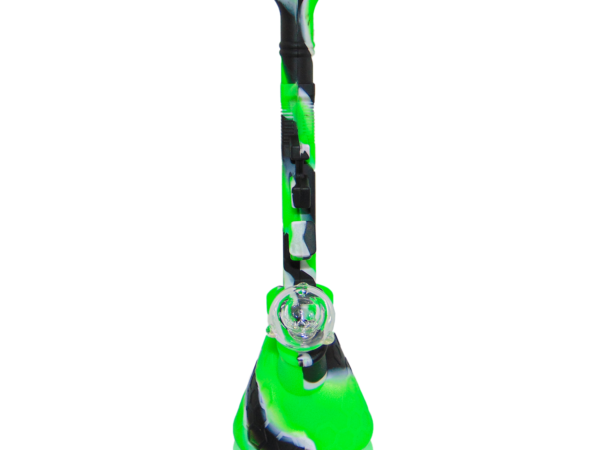Black and Green Silicone Nectar Collector