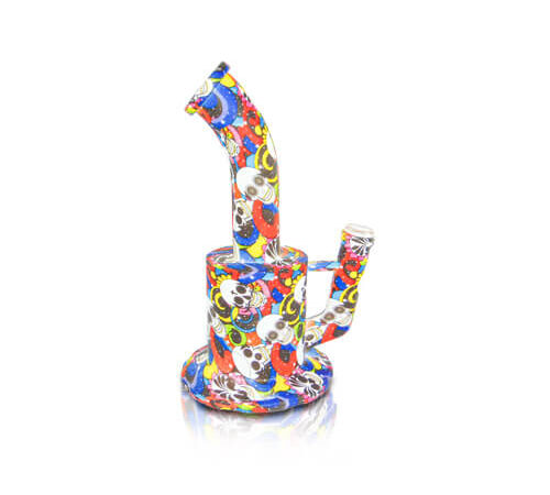 Party Skulls Silicone Water Pipe