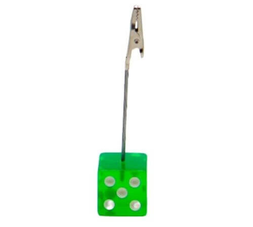 Multi Roach Clip Glass Dice