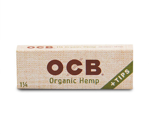 OCB Organic Hemp Tips 1-1/4