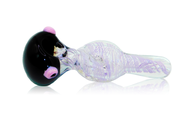 Stylish Pink and Black Swirl Pipe