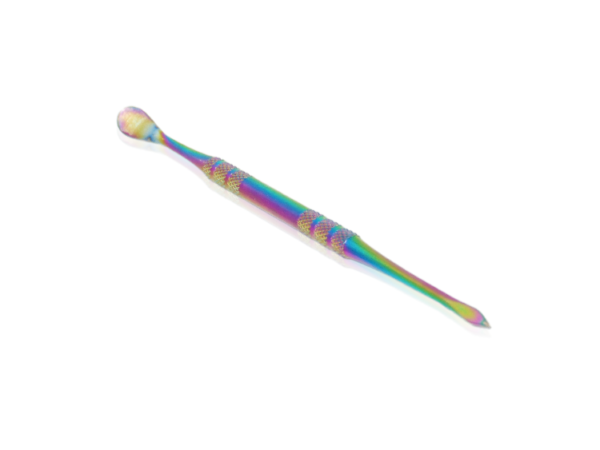 Rainbow Titanium Dab Tool with Spoon