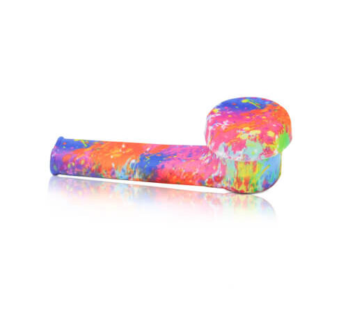 Tie Dye Silicone Smoking Pipe